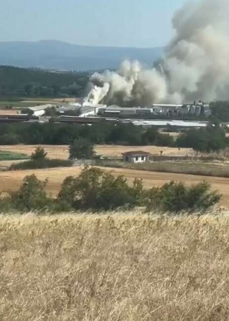 Bursa’da tavuk çiftliğinde korkutan yangın Bursa'nın Mudanya ilçesinde tavuk