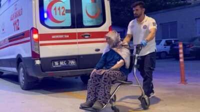 Bursa'nın İnegöl ilçesinde bir evde