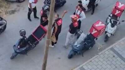 Bursa’nın Nilüfer ilçesinde öğle saatlerinde