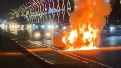 Ankara'nın Polatlı ilçesinde seyir halindeki