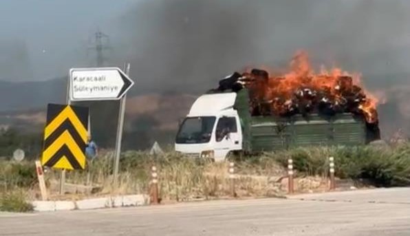 Bursa’da şaşkına çeviren görüntü; Yola böyle devam etti Bursa'nın Yenişehir ilçesinde hareket