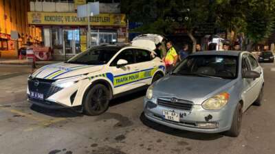 Kayseri'nin Melikgazi ilçesinde polis ekipleri