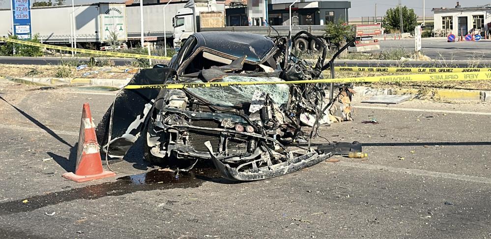 Korkunç kaza; 2 ölü, 2 ağır yaralı Aksaray’ın Eskil ilçesine bağlı