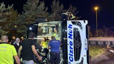 Kayseri’nin Kocasinan ilçesinde yolcu otobüsüyle