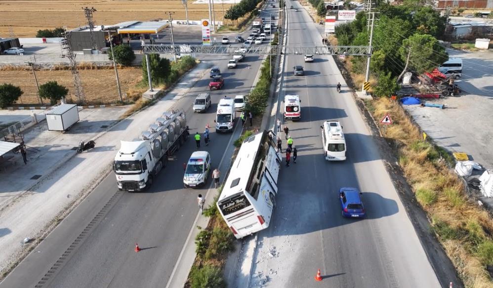 Bu kazadan 34 kişi yara almadan kurtuldu! Burdur'un Bucak ilçesinde