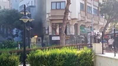 Bursa’nın Karacabey ilçesinde elektrik trafosunda