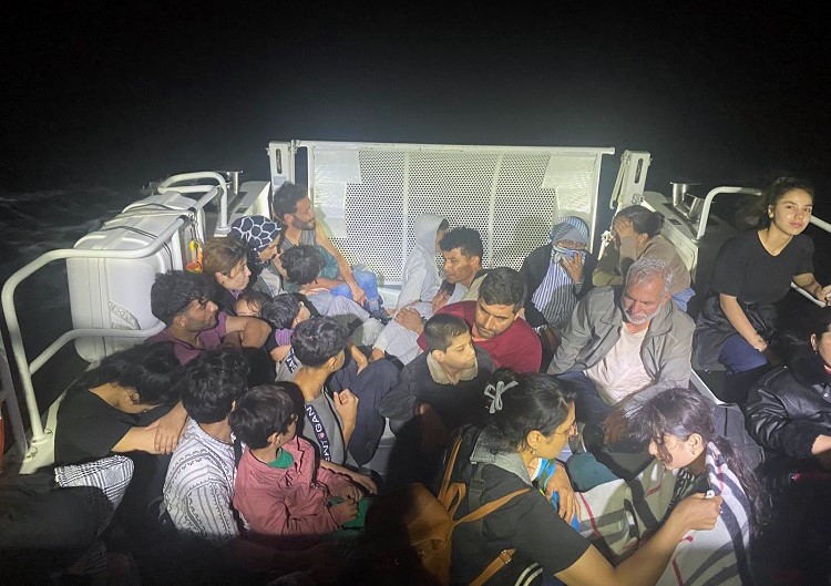 Çanakkale'nin Ayvacık ilçesi açıklarında