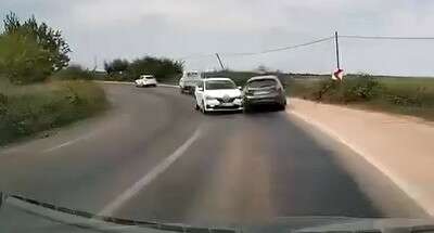 Bursa’nın Karacabey ilçesinde Boğaz yolu