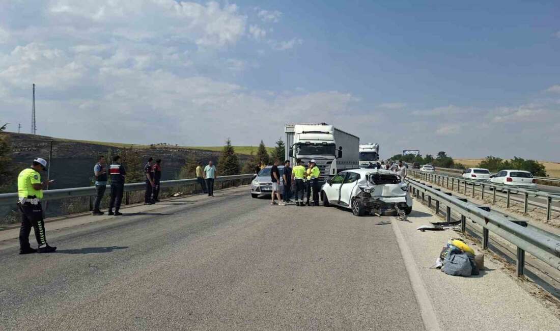 Anız yangını kazaya yol açtı: 13 araç çarpıştı Afyonkarahisar’da çıkan anız yangını,