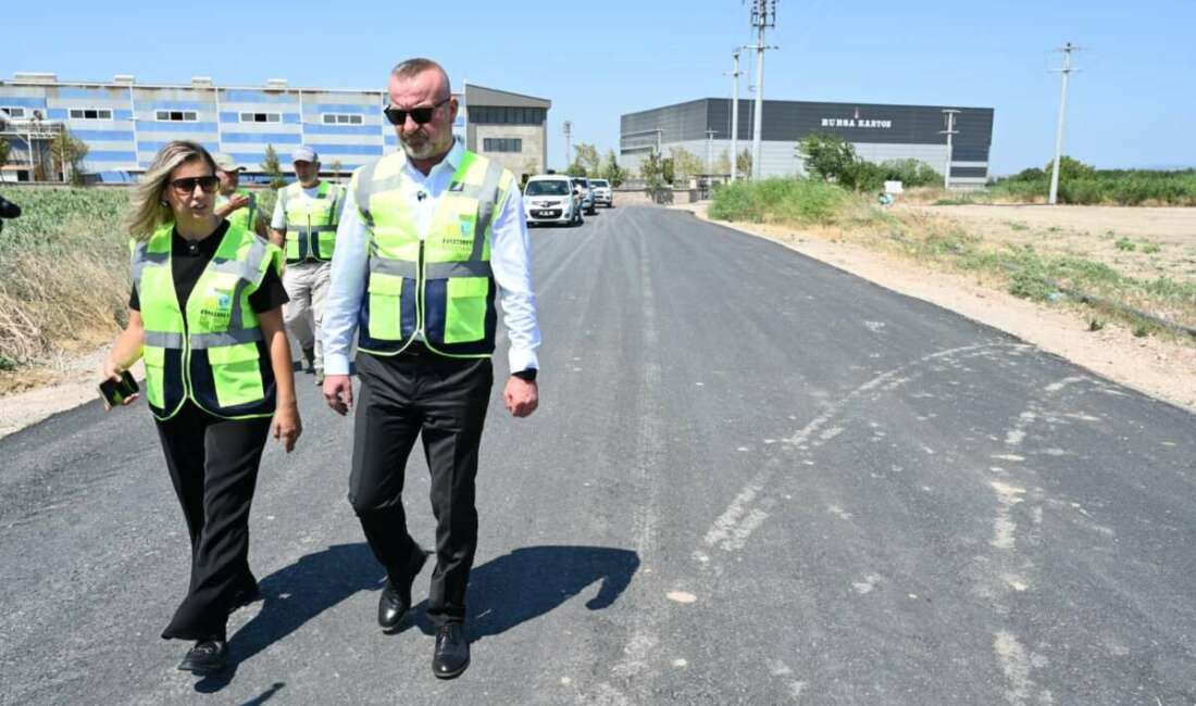 Karacabey’de yollara konfor geliyor Karacabey Belediyesi Fen İşleri