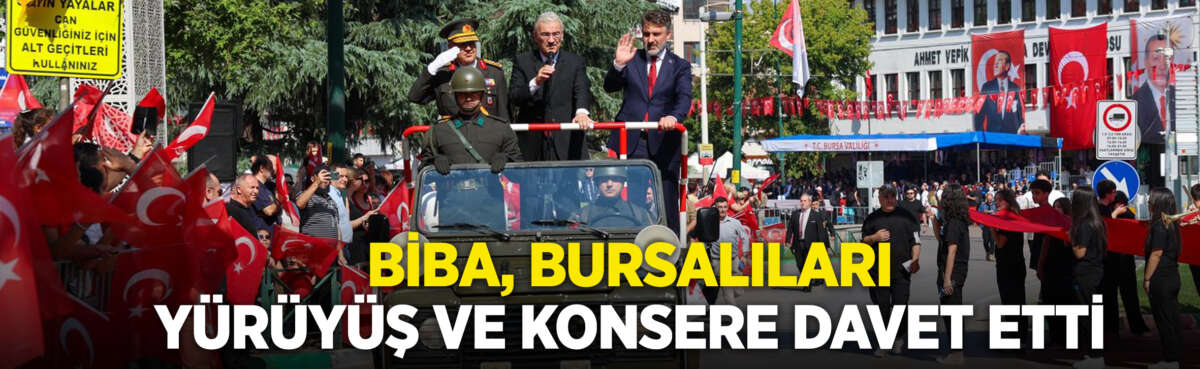 Bursa'da 30 Ağustos Zafer Bayramı'nın