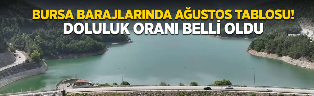 BUSKİ’deki verileri göre, Bursa barajlarının