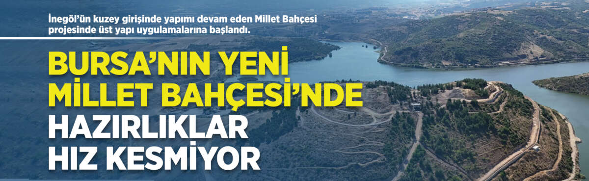 İnegöl’ün kuzey girişinde yapımı devam
