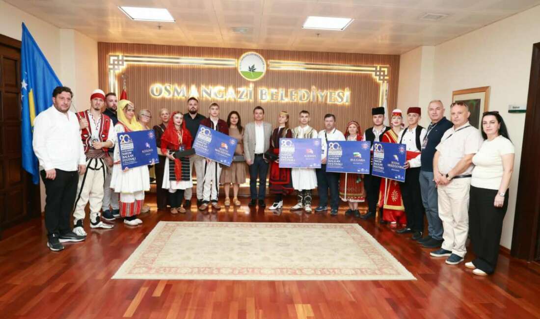 Balkan Kültürünün temsilcilerinden Başkan Aydın’a teşekkür Osmangazi Belediyesi’nin ev sahipliğinde