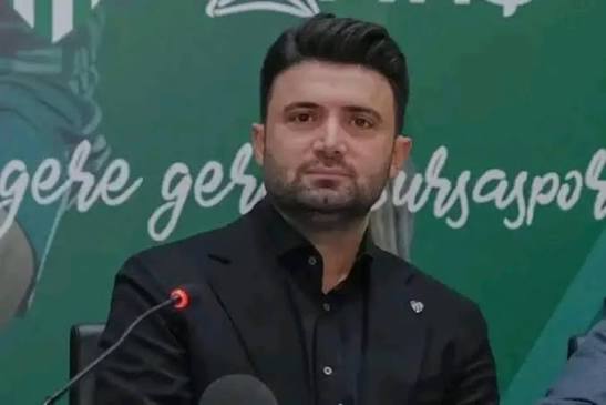 Başkan Enes Çelik’ten galibiyet sonrası teşekkür Bursaspor Başkanı Enes Çelik,