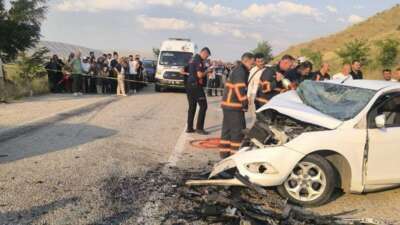 Çankırı’nın Kızılırmak ilçesinde iki otomobilin
