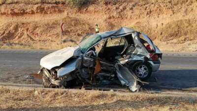 Gaziantep’te iki otomobilin çarpışması sonucu