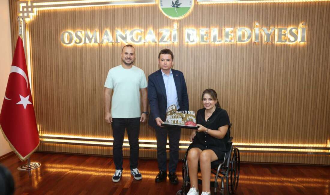 Erkan Aydın; Kübra Denizci Keskin, Türkiye’ye örnek bir sporcu Osmangazi Belediyesi’ni uluslararası ralli