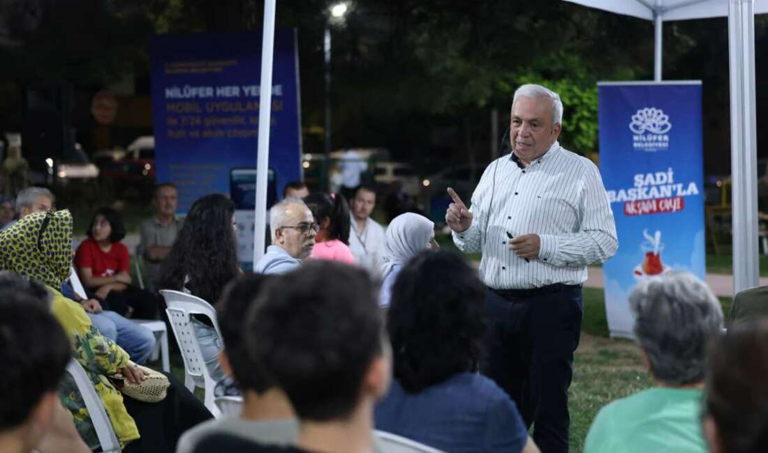 Başkan Özdemir; Nilüfer’i ortak akılla yönetmeye kararlıyız Esentepe Mahallesi sakinleri ile