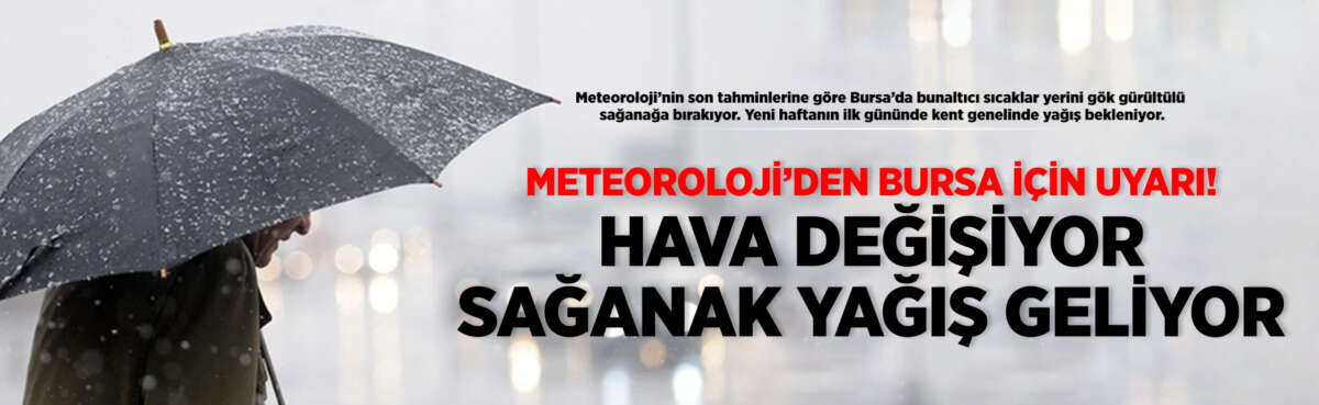 Meteoroloji Genel Müdürlüğü’nün 5 günlük