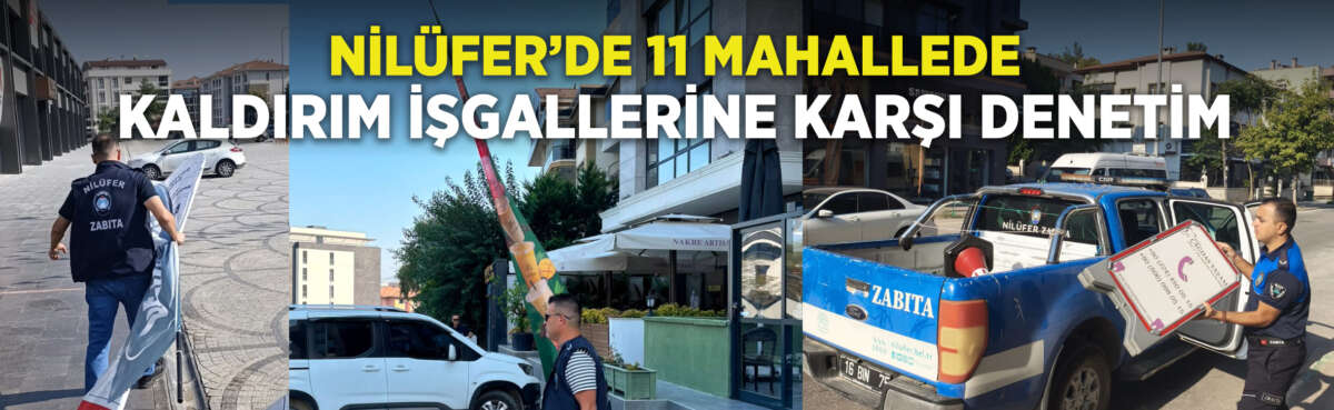 Nilüfer Belediyesi ekipleri, 11 mahallede