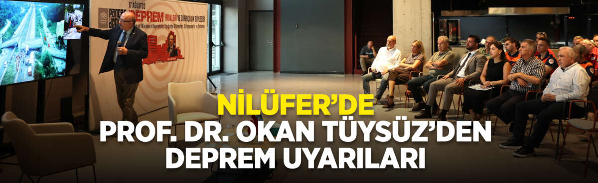 Nilüfer Belediyesi’nin 17 Ağustos depreminin