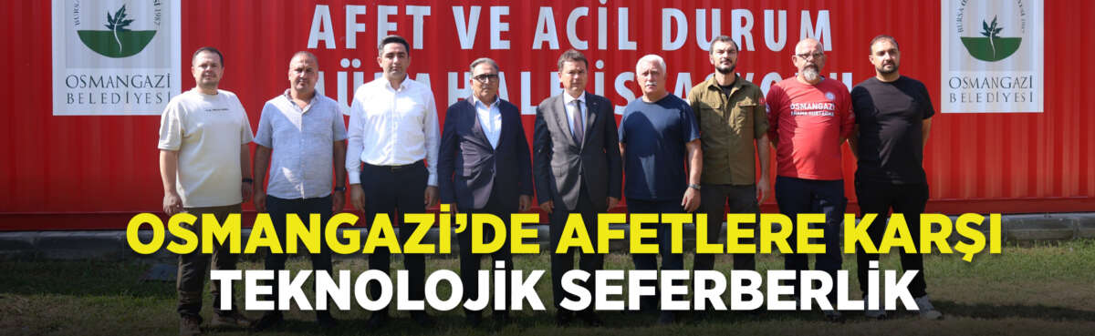 Osmangazi Belediye Başkanı Erkan Aydın,