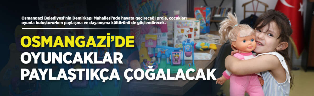 Osmangazi Belediyesi’nin çocukların hayal dünyasını