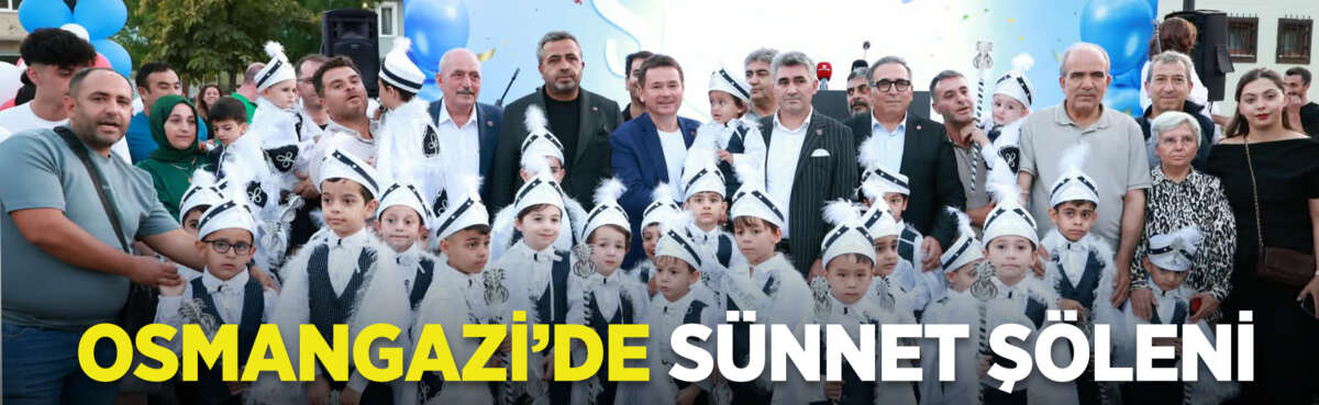 Osmangazi Belediyesi tarafından düzenlenen sünnet