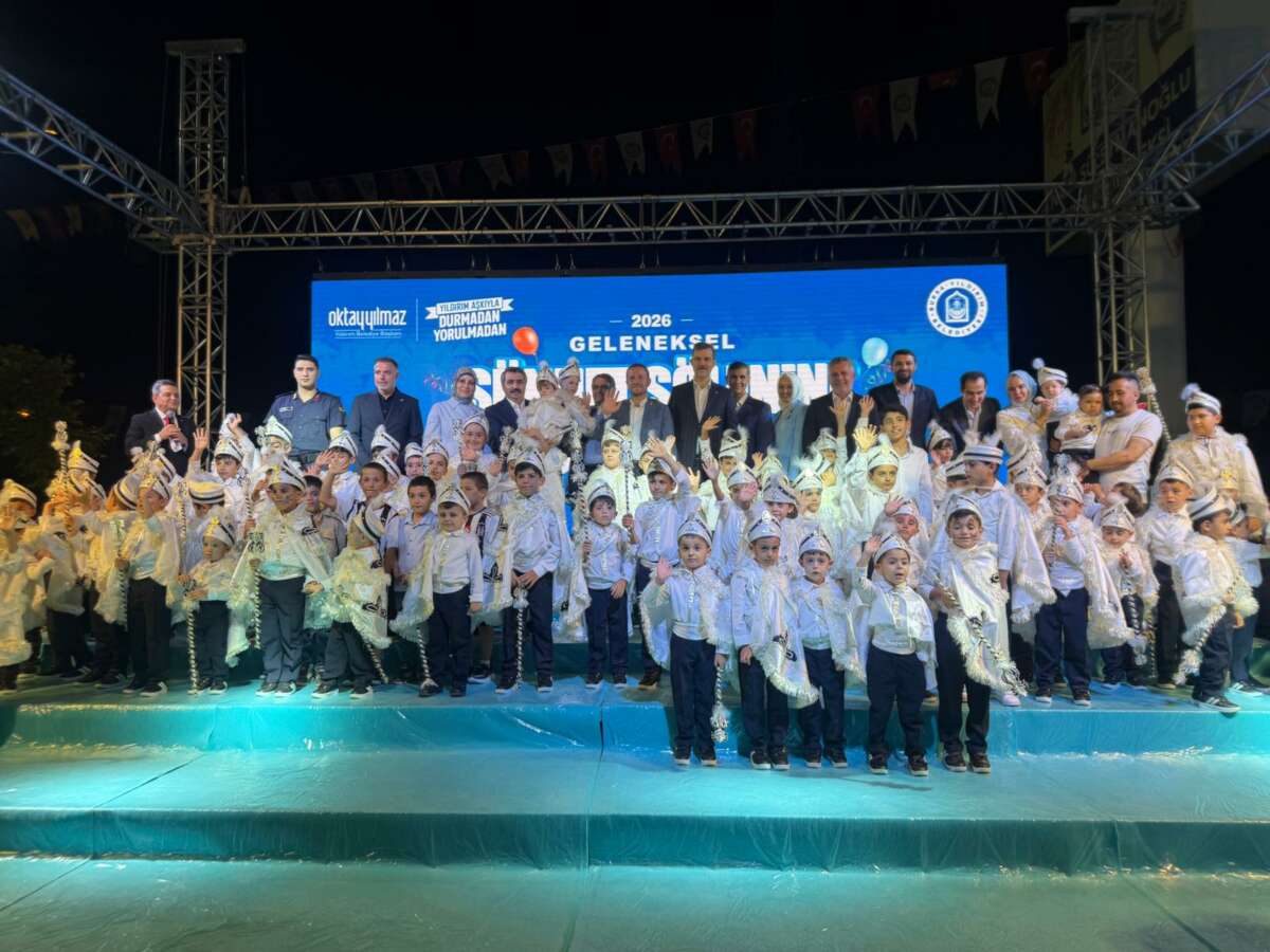 Yıldırım’da sünnet şöleni! Çocuklar güldü, aileler sevindi
