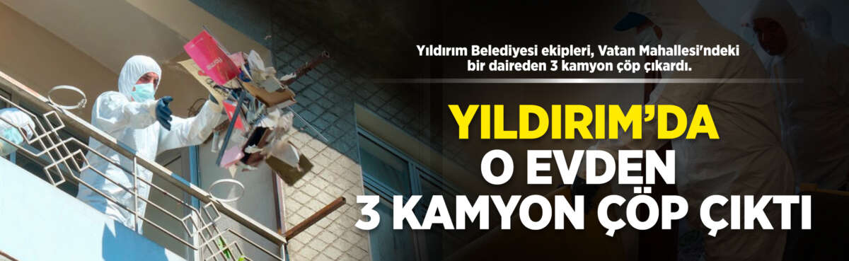 Yıldırım Belediyesi ekipleri, Vatan Mahallesi’nde