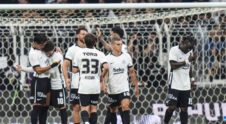 Beşiktaş farka gitti, tur kapısını araladı! UEFA Avrupa Ligi play-off