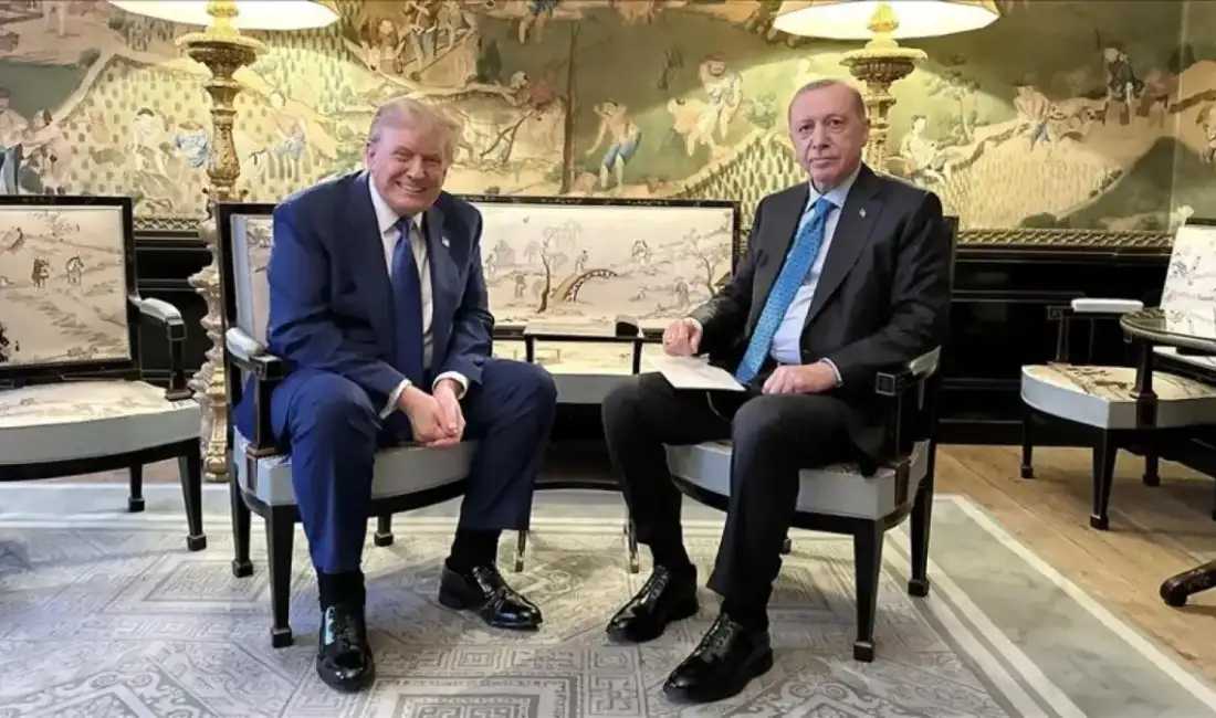 Cumhurbaşkanı Erdoğan, Trump ile görüştü Cumhurbaşkanı Recep Tayyip Erdoğan,