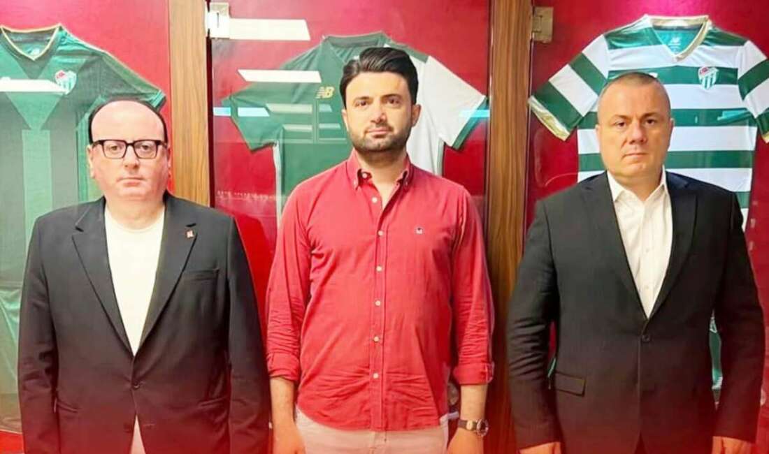 Gemlik FK Başkanı Erten Kayan’dan Bursaspor Başkanı Çelik’e ziyaret Bursaspor’un pilot takımı olan