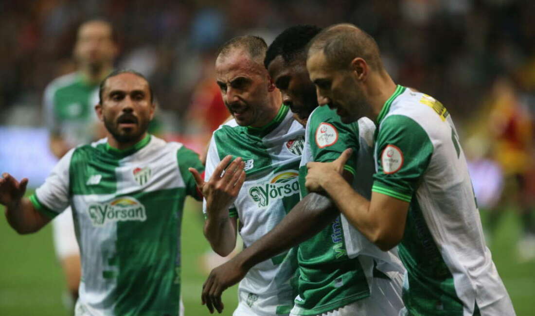 Bursaspor, Kayseri’de kendine geldi; Muhteşem geri dönüş Bursaspor, 1-0 geriye düştüğü