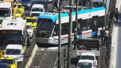 T1 Kabataş-Bağcılar Tramvay Hattı'nda sefer