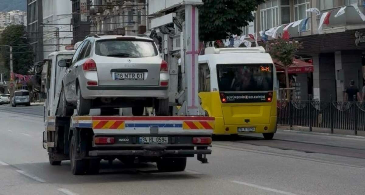Bursa’da park yasağı olay yerler denetlendi!