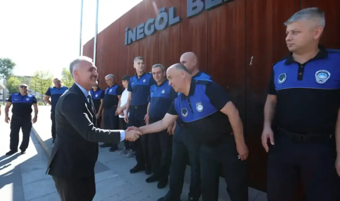 Zabıta Teşkilatı 200 Yaşında; Başkan Alper Taban ziyaret etti İnegöl Belediye Başkanı Alper