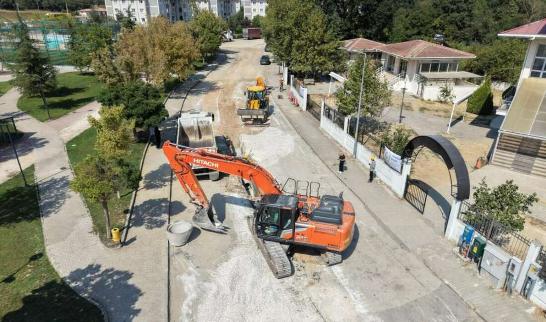 Bursa Kayapa TOKİ’de altyapı yeniden düzenleniyor Bursa Büyükşehir Belediyesi, il