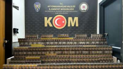 Afyonkarahisar’ın Sultandağı ilçesinde polis ekipleri