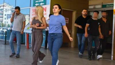 Bursa'nın İnegöl ilçesinde polis ekipleri,