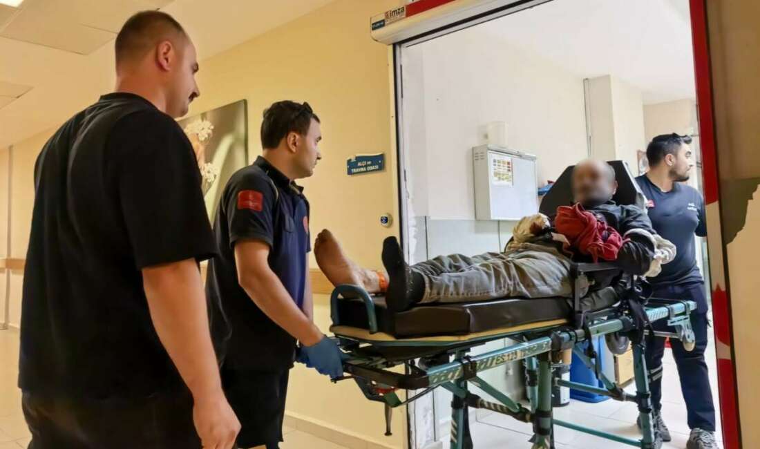 Ellerini zincire sıkıştıran adamın 6 parmağı koptu İnegöl’de orman işçisi tomruk