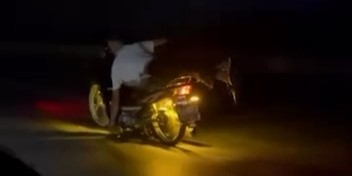  Bursa'da bir motosiklet sürücüsü,