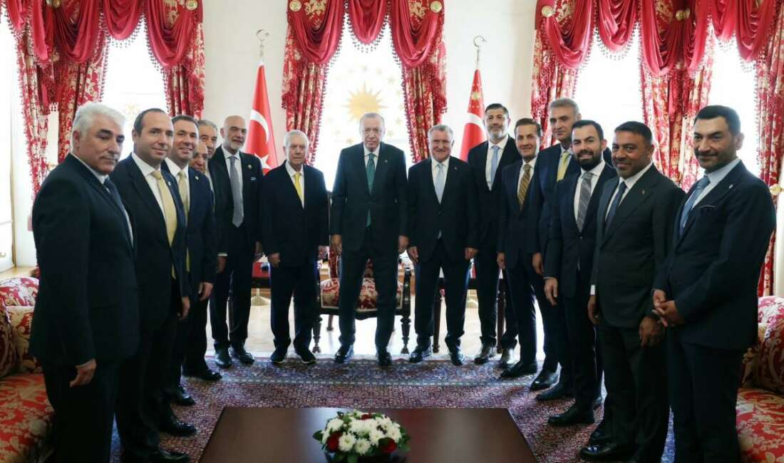 Erdoğan, kulüp başkanlarıyla bir araya geldi Cumhurbaşkanı Recep Tayyip Erdoğan,
