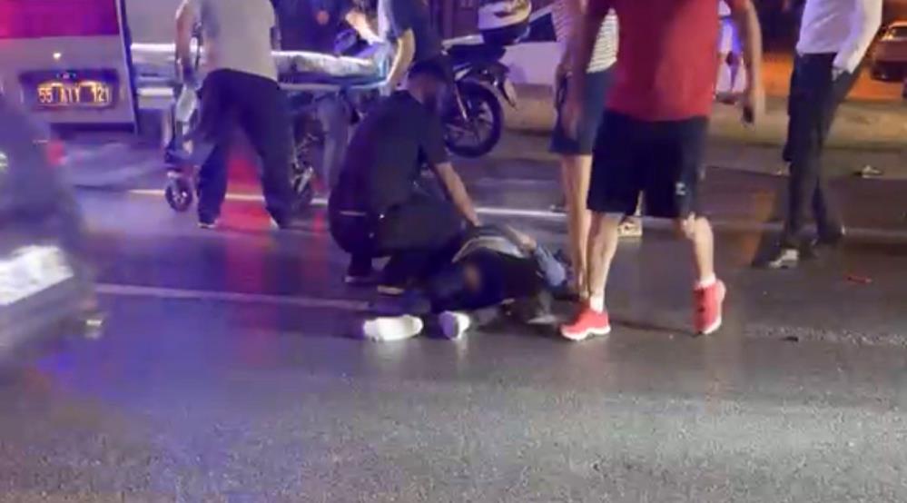 Motosiklet tutkunu genç kadından acı haber Samsun'un Atakum ilçesinde iki