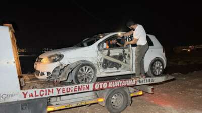 Adıyaman’da, bir panelvan sürücüsü ve