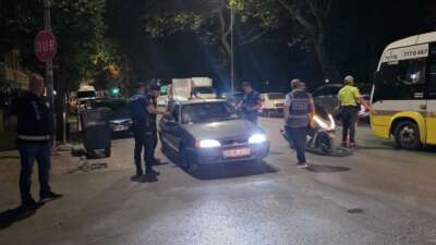 Bursa'nın İnegöl ilçesinde polis ekiplerince