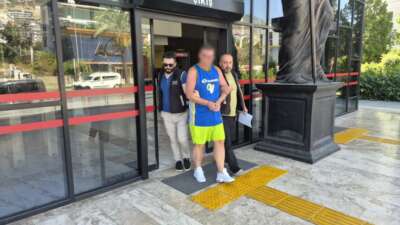 Antalya'nın Alanya ilçesinde tatil yapan