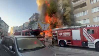 Kartal'da 5 katlı bir
