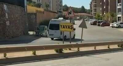 Bursa'nın Kestel ilçesinde seyir halindeki
